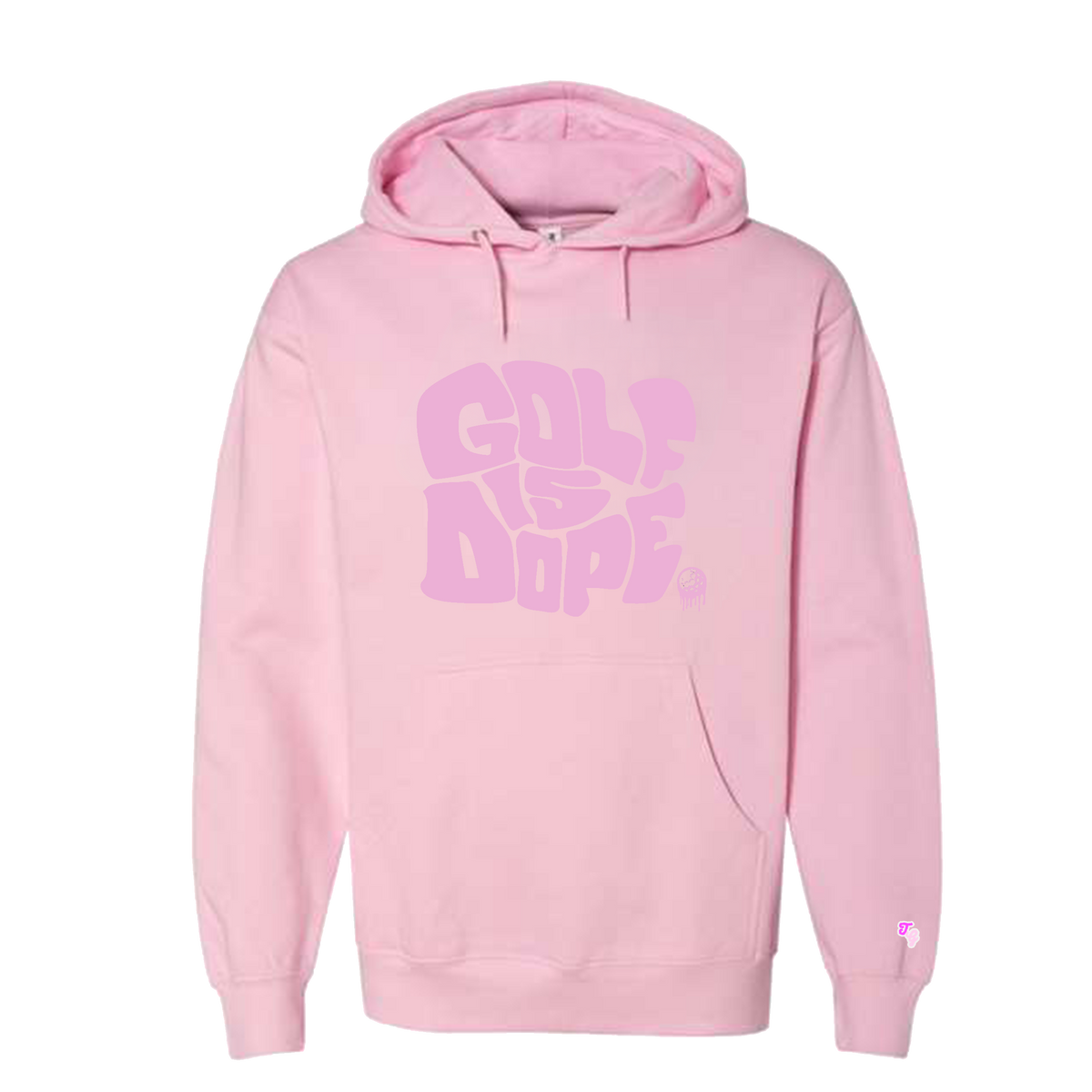 Midweight Golf Is Dope REMIX PiNK OUT Hoodie – Trap Golf