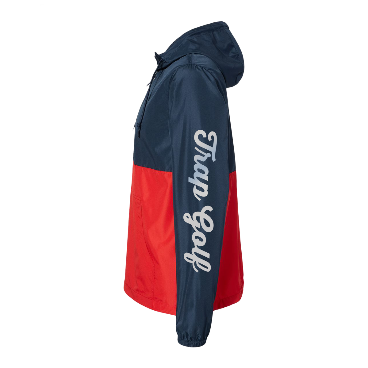 Trap Golf Classic Navy & Red Reflective Windbreaker