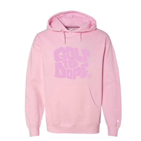 Midweight Golf Is Dope REMIX PiNK OUT Hoodie – Trap Golf