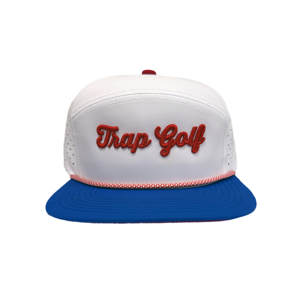 Red white and blue golf hat outlet