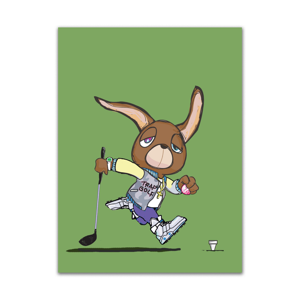Trappy Rabbit Poster – Trap Golf