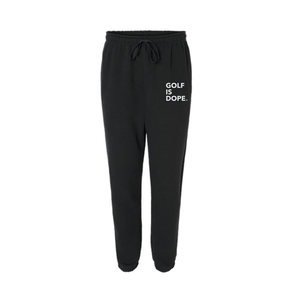GOOLD GOLF ROCKERS OG LOGO SWEAT PANTS 黒 Golf Is Dope Sweatpants – Trap Golf