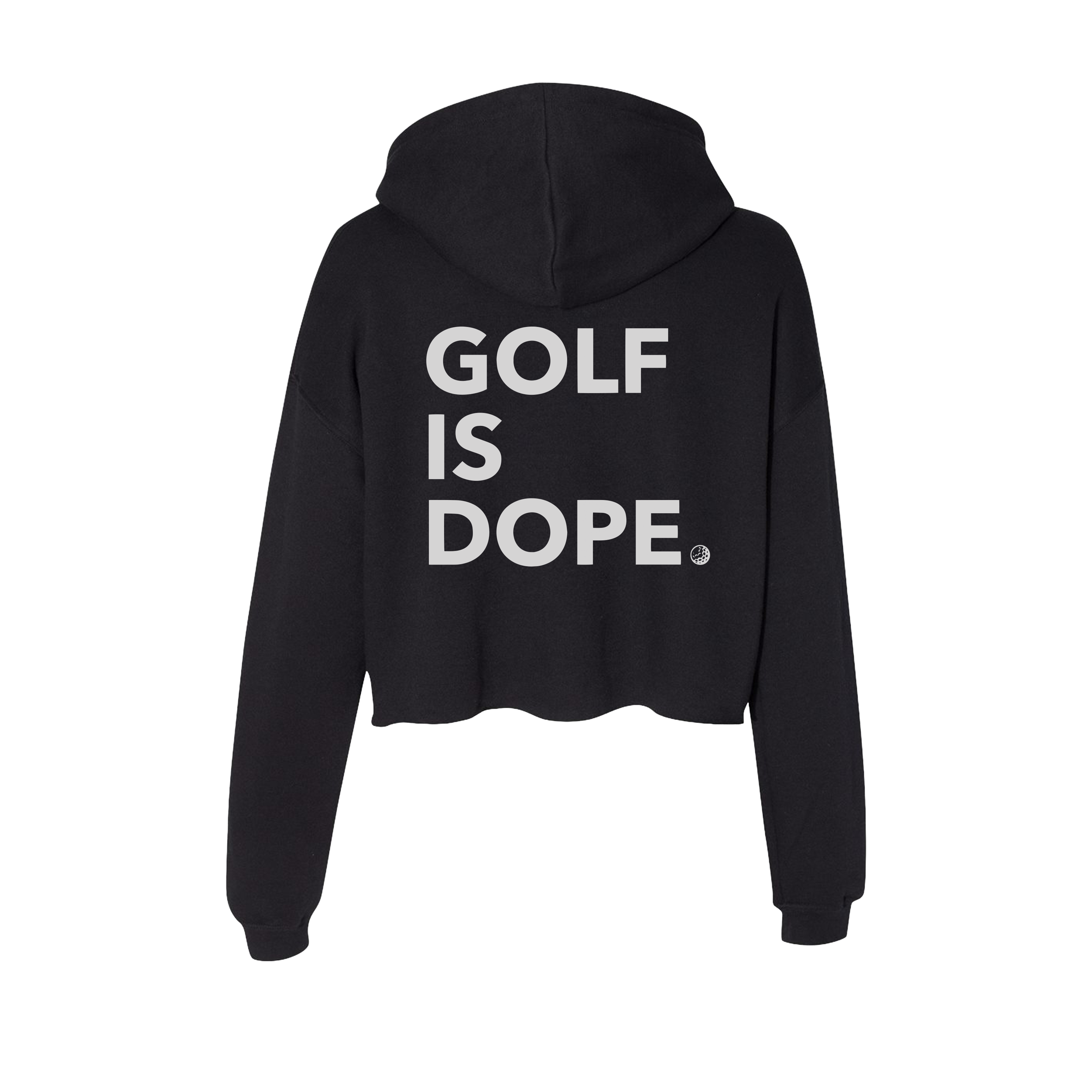 Ladies Golf Is Dope Crop Hoodie – Trap Golf