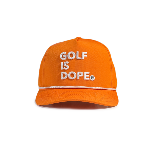 Orange Golf Is Dope Hat – Trap Golf